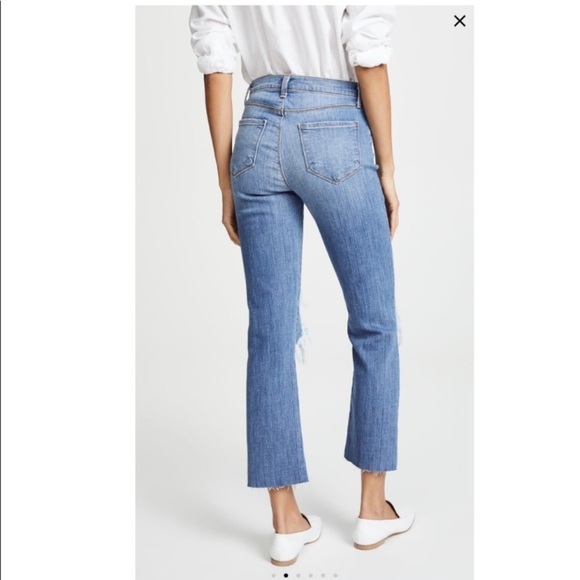 L’Agence Daria High Rise Crop Distressed Jean - Picture 4 of 15